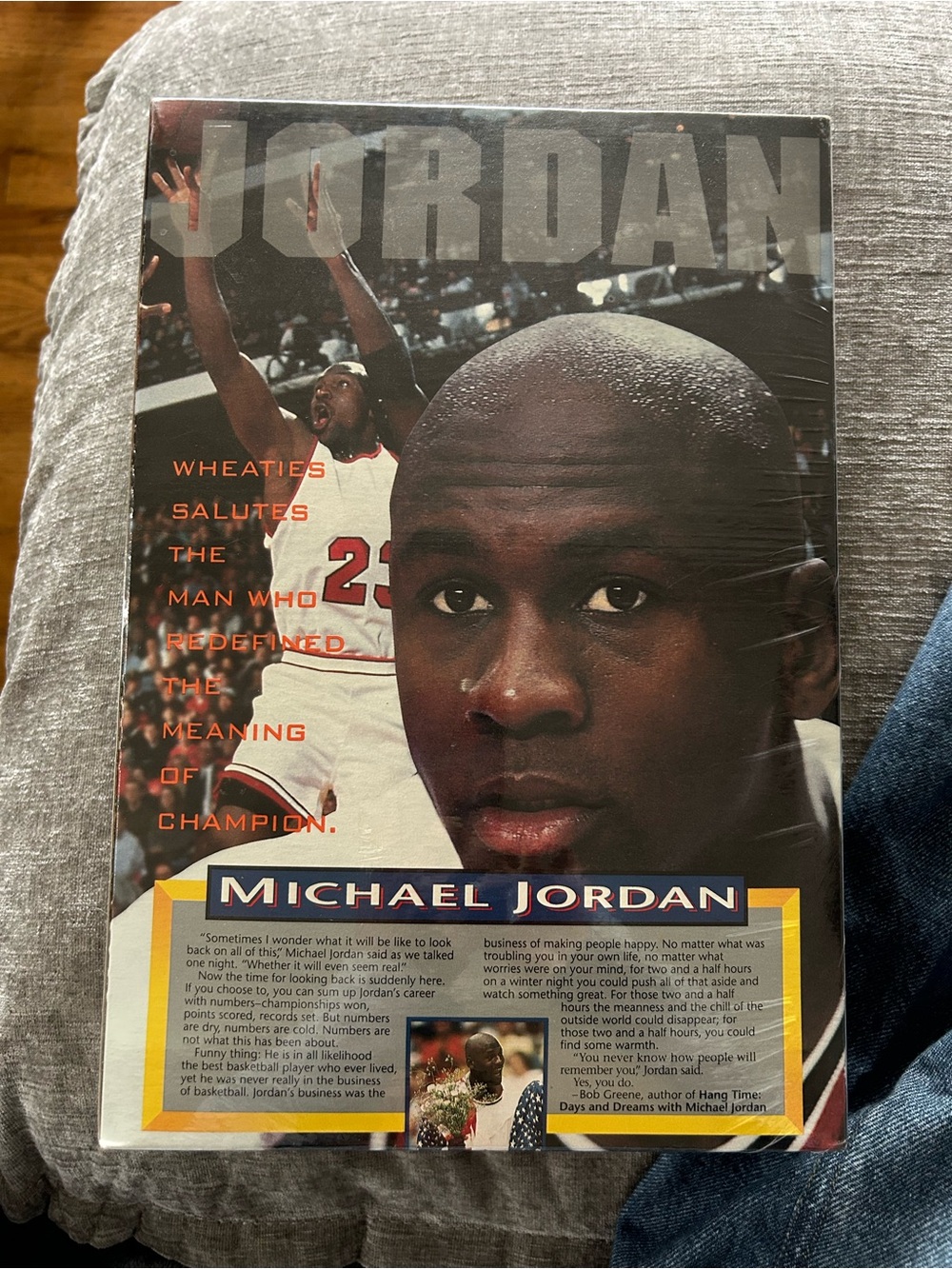 1993 Wheaties Michael Jordan Collector's Edition Cereal Box - Picture 2 of 3